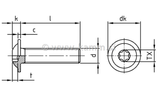 RF imbus vijak M6X20 A4