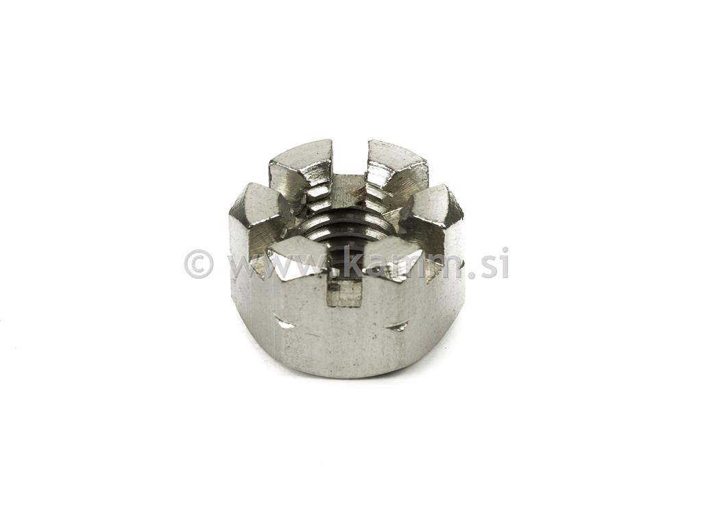Inox kronska matica DIN 935