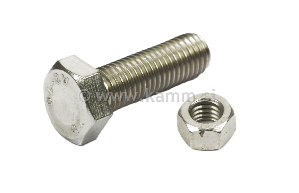 Inox colski vijaki in matice
