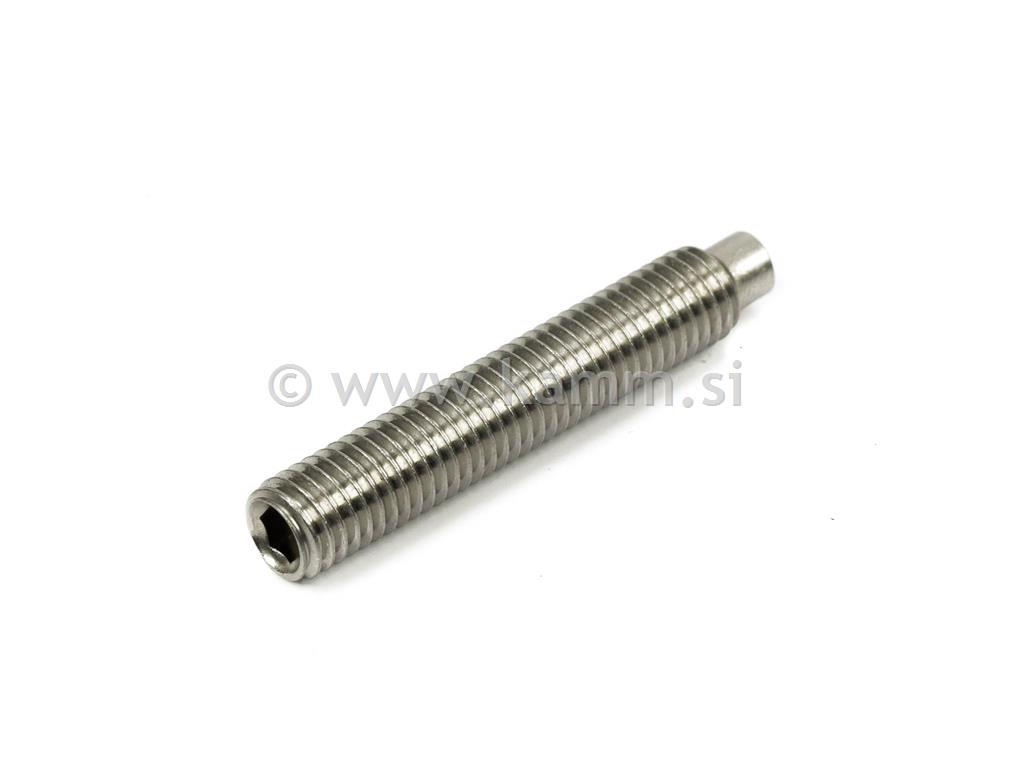 Inox navojni zatič s čepom DIN 915