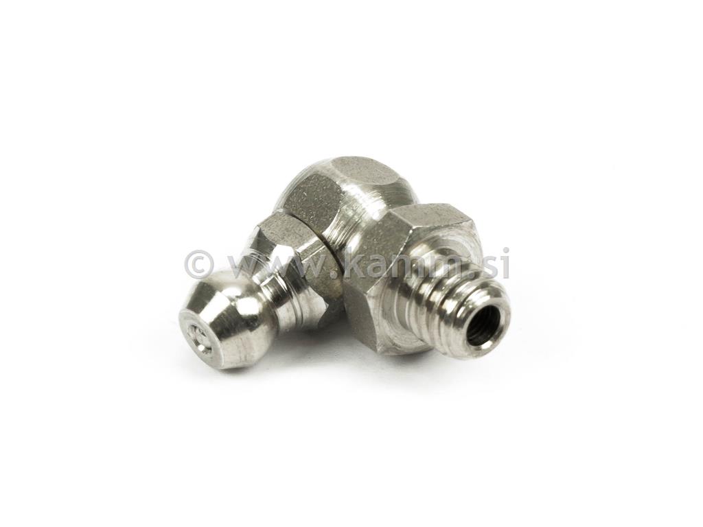 Inox mazalka - 90 stopinj DIN 71412