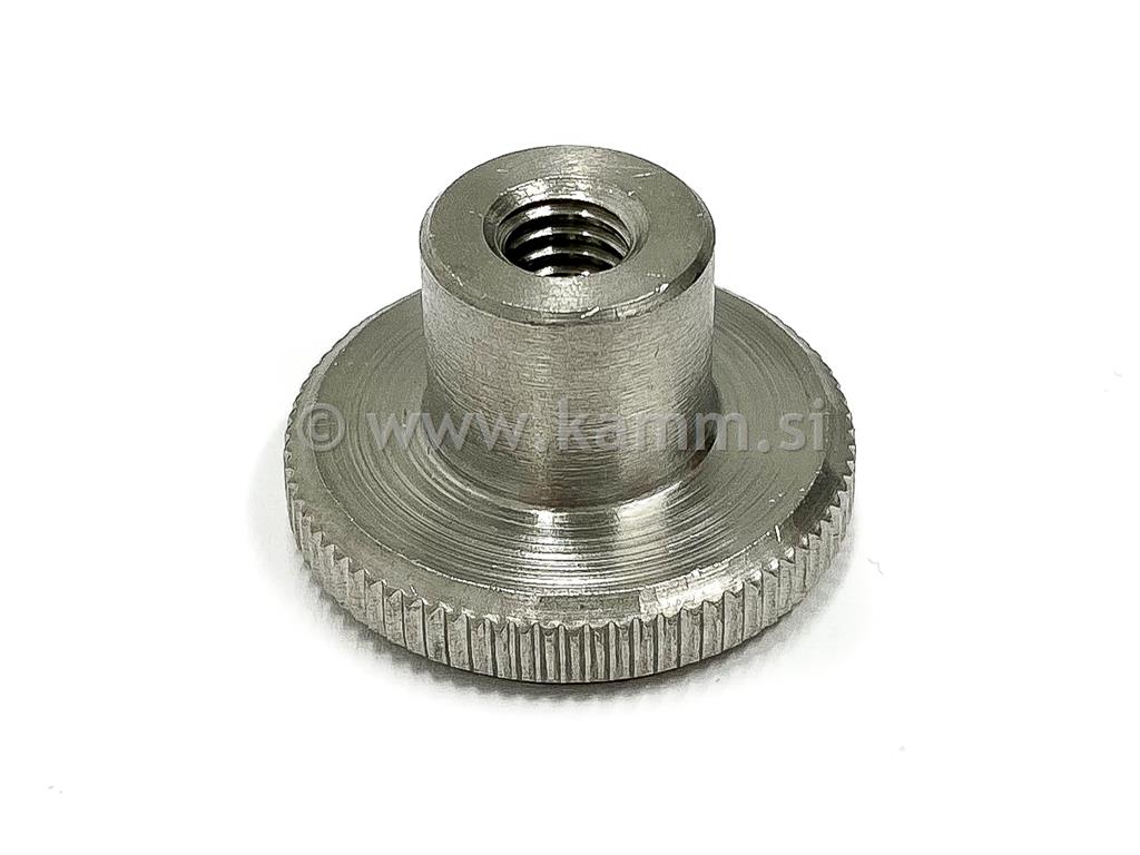 Inox rebričasta matica visoka DIN 466