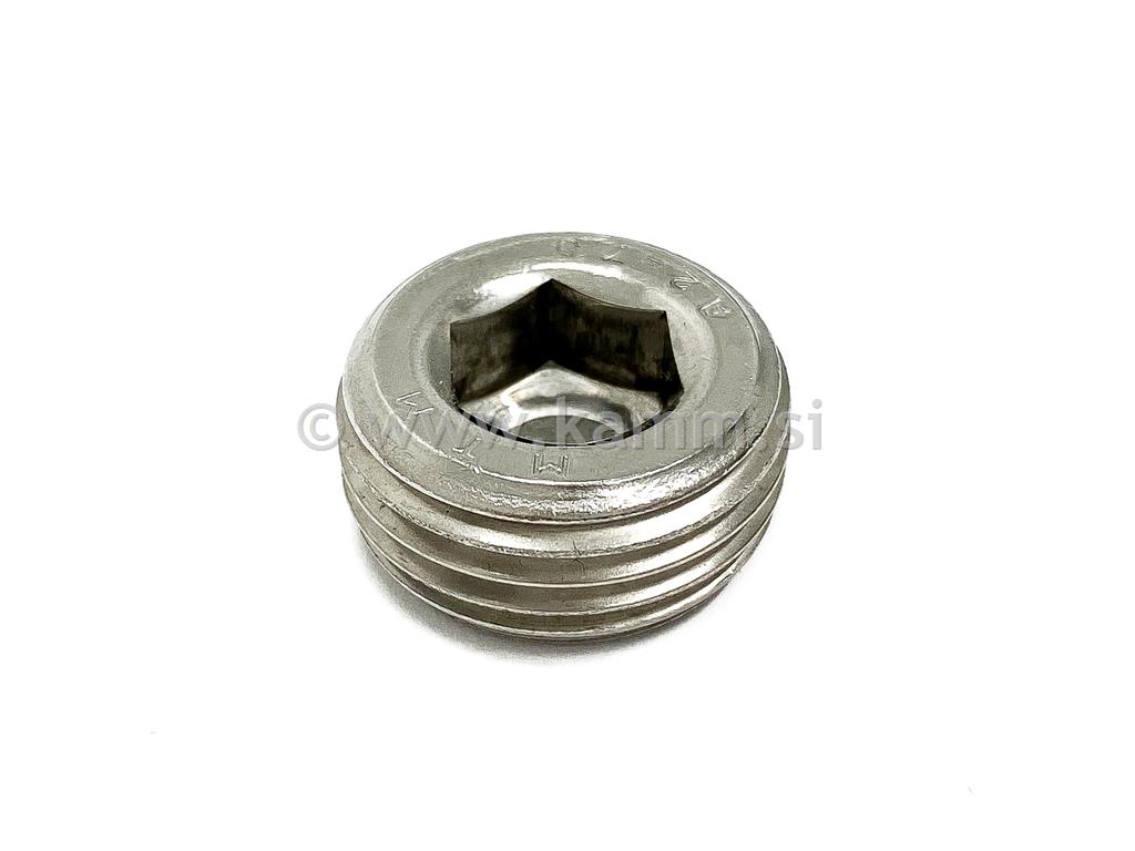 Inox zaporni čep DIN 906