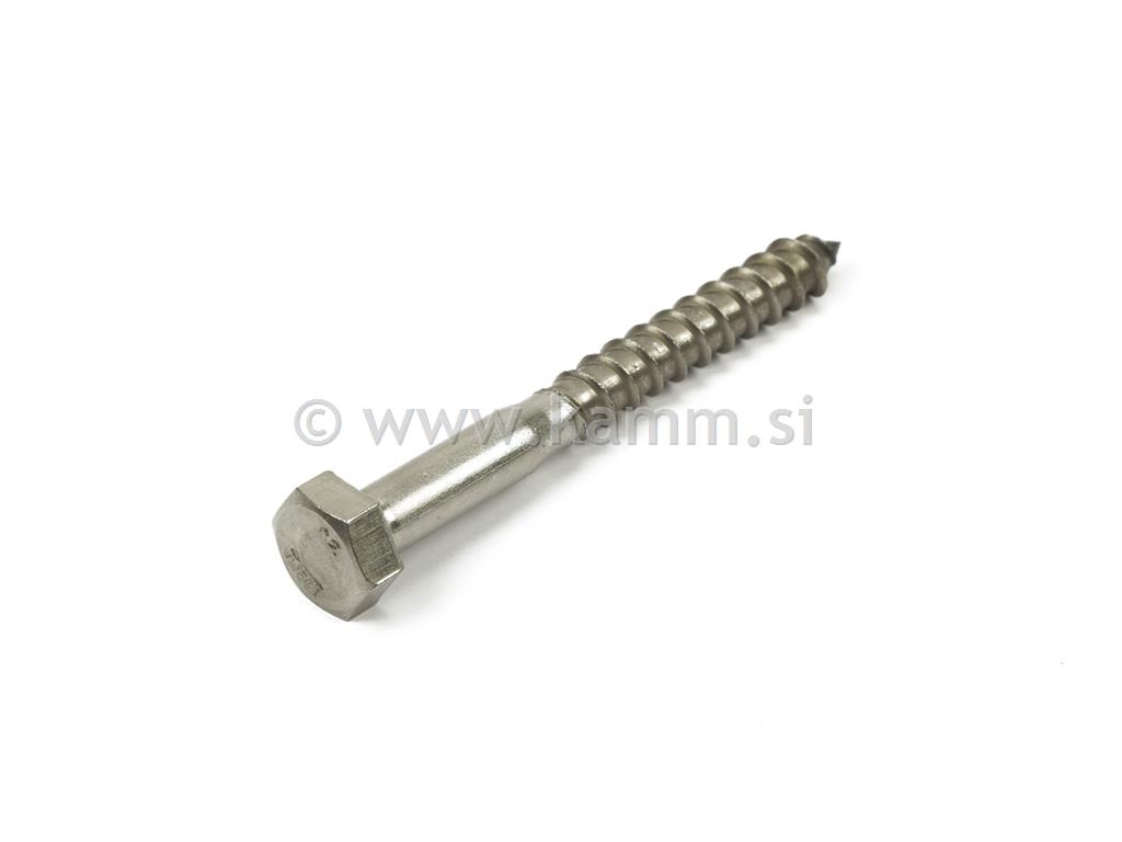 Inox stojalni vijak s 6-robo glavo DIN 571
