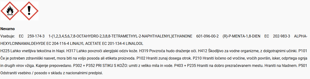 Varnostni list