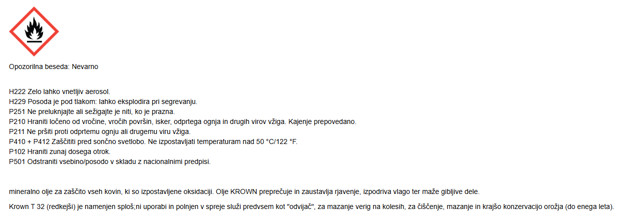 Varnostni list