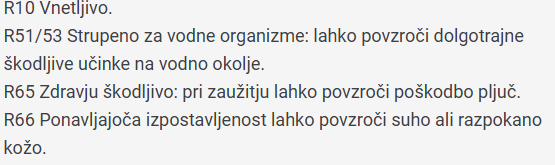 Varnostni list