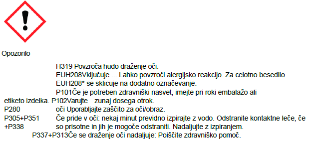 Varnostni list