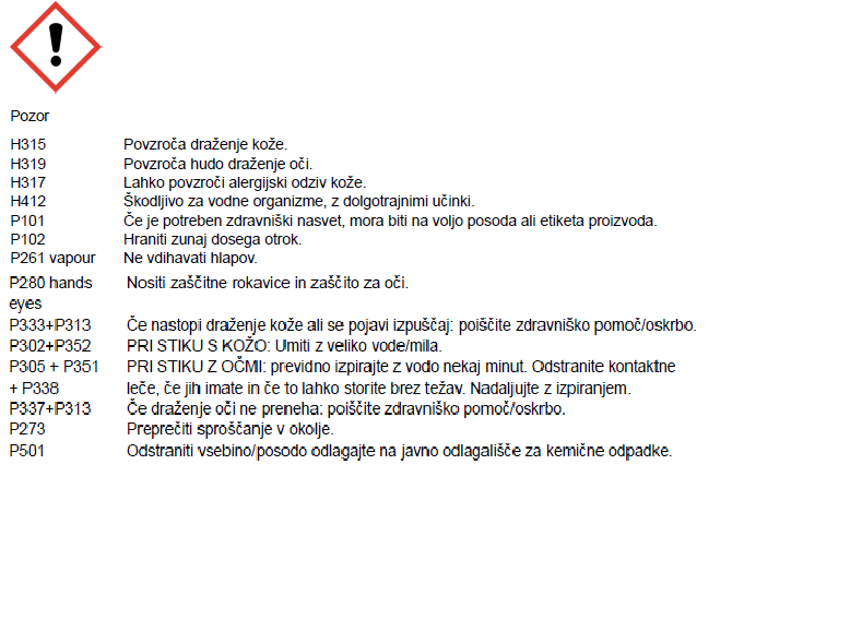Varnostni list