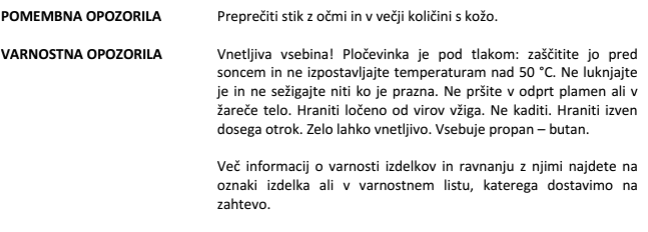 Varnostni list