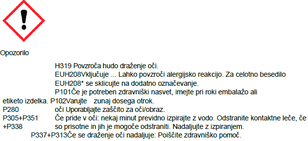 Varnostni list