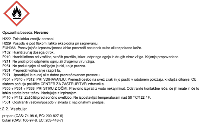 Varnostni list