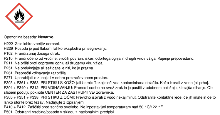 Varnostni list