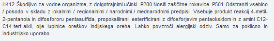 Varnostni list