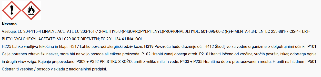 Varnostni list