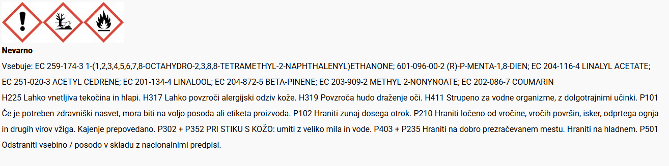 Varnostni list