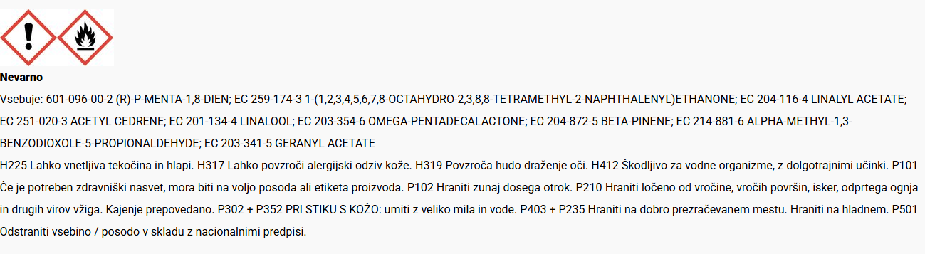 Varnostni list