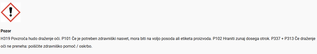 Varnostni list