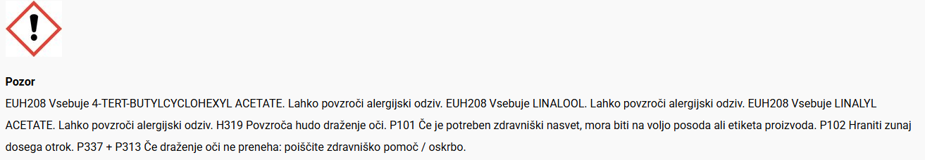 Varnostni list