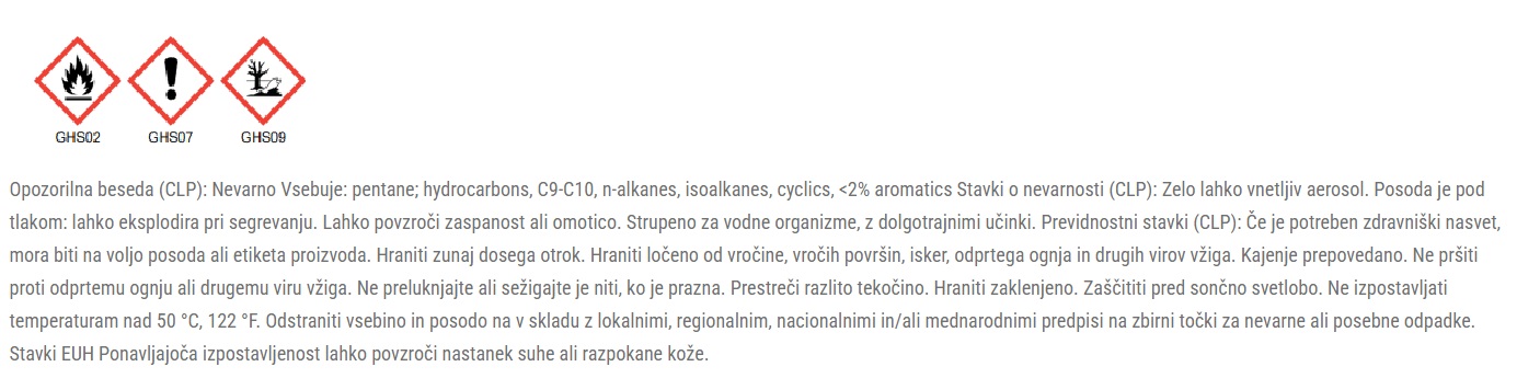 Varnostni list