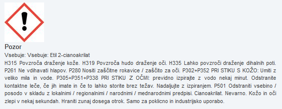 Varnostni list