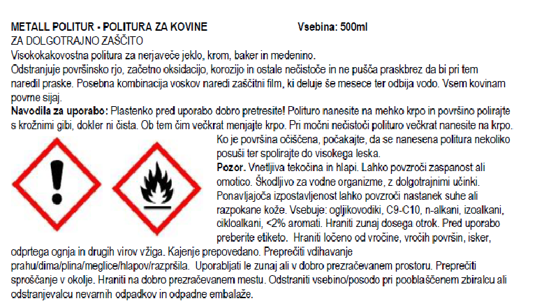 Varnostni list