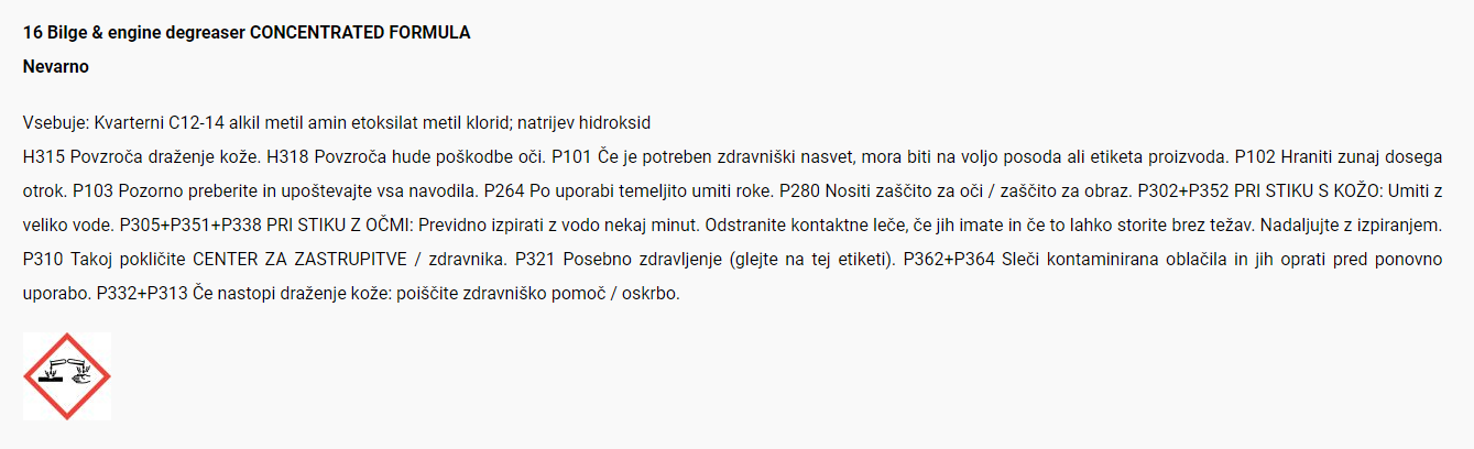 Varnostni list