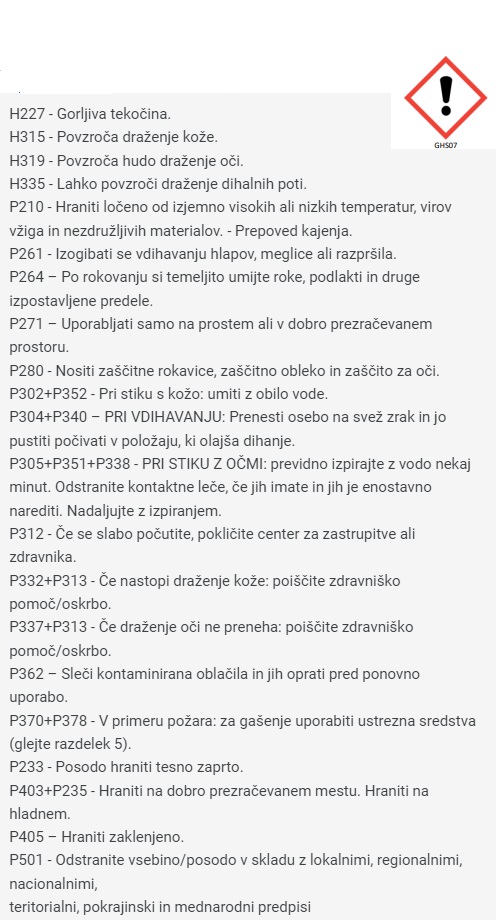 Varnostni list