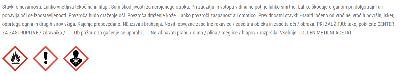 Varnostni list