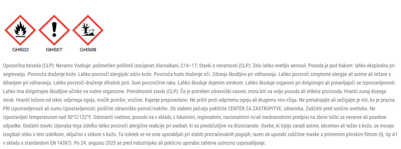 Varnostni list