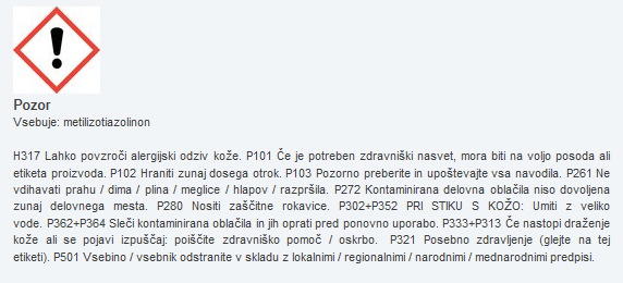Varnostni list