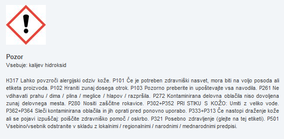Varnostni list