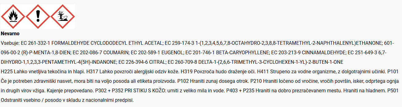 Varnostni list