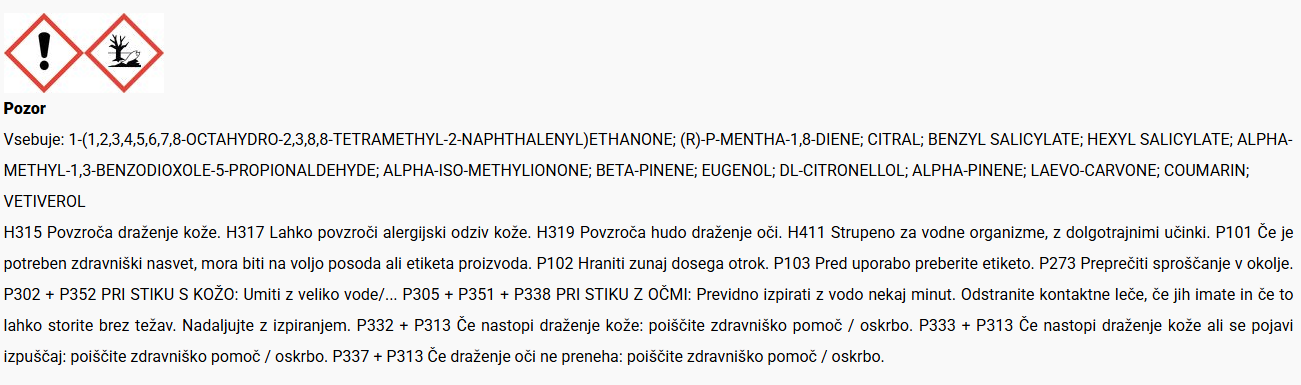 Varnostni list