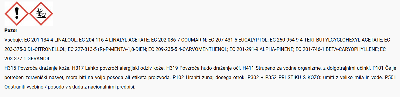 Varnostni list