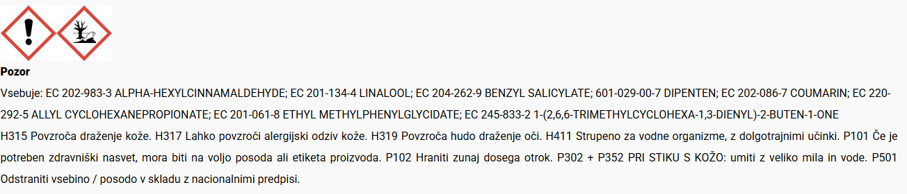 Varnostni list