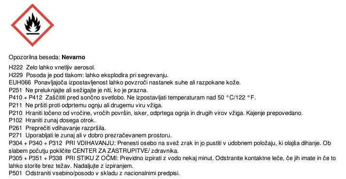 Varnostni list