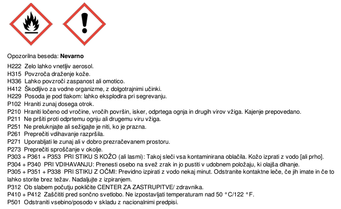 Varnostni list