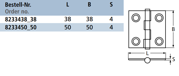 Tehnične specifikacije Tečaj 8233